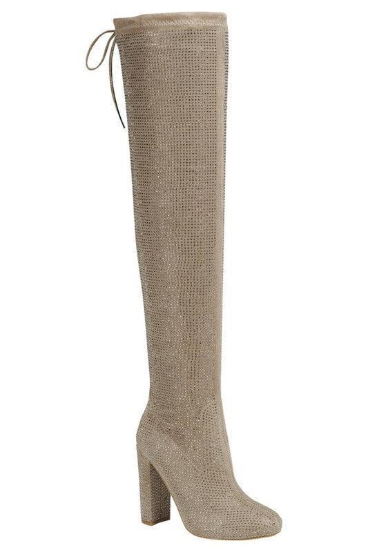 SEQUIN TALL BOOTS - PRIVILEGE 