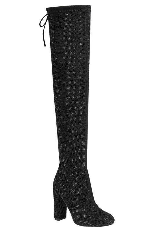SEQUIN TALL BOOTS - PRIVILEGE 