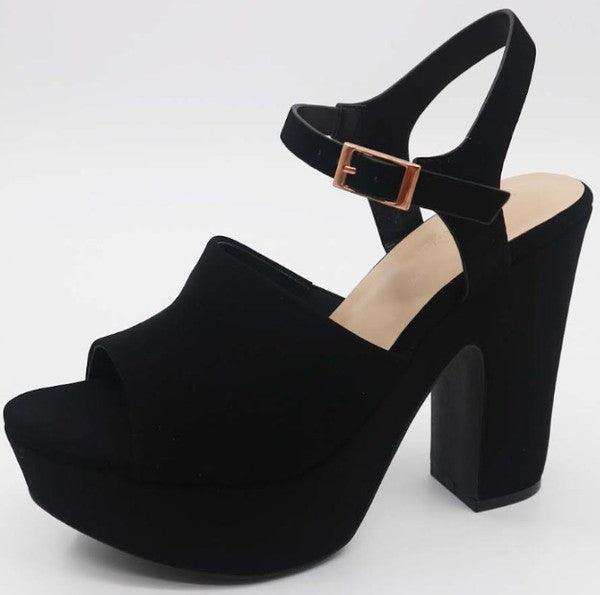 Platform High Heel Dressy Sandal - PRIVILEGE 