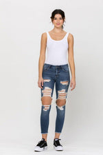 DISTRESSED SKINNY JEANS - PRIVILEGE 