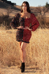 Two print mini dress - PRIVILEGE 