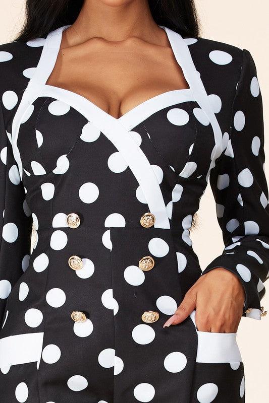 Polka dot romper - PRIVILEGE 
