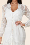 Lace maxi dress - PRIVILEGE 