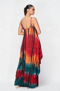 Comfy tank maxi dress with side pockets - PRIVILEGE 