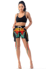 LACE UP SHORTS - PRIVILEGE 