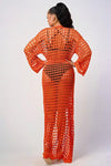 CROCHET SWIMMING COVER UP CARDIGAN - PRIVILEGE 