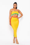 MAXI DRESS WITH CUT OUT - PRIVILEGE 