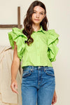 RUFFLE TOP - PRIVILEGE 