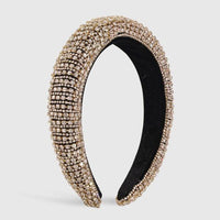 Full Rhinestones padded Headband - PRIVILEGE 