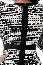 Jacquard Bandage Dress - PRIVILEGE 