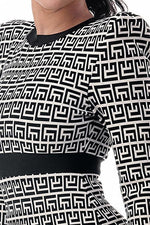 Jacquard Bandage Dress - PRIVILEGE 
