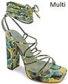 Ankle Lace Up Platform Chunky High Heel Dress Shoes - PRIVILEGE 