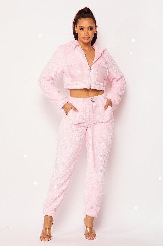 TEDDY BEAR JOGGER SET - PRIVILEGE 