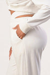 TWO PIECE COZY DETAIL ZIPPER PANT DETAIL WITH JACKET - PRIVILEGE 