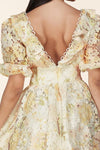 FLORAL CROCHETED LACE MINI DRESS - PRIVILEGE 