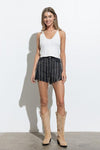 RHINESTONE DENIM SHORTS - PRIVILEGE 