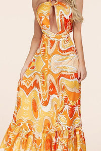 HALTER MAXI DRESS - PRIVILEGE 