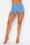 DRAWSTRING JEAN SHORT - PRIVILEGE 