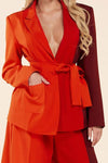 MUILI COLOR BLAZER AND PANT SET - PRIVILEGE 
