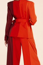 MUILI COLOR BLAZER AND PANT SET - PRIVILEGE 