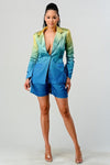 OMBRE BLAZSER SHORT SET - PRIVILEGE 