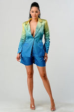 OMBRE BLAZSER SHORT SET - PRIVILEGE 