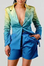 OMBRE BLAZSER SHORT SET - PRIVILEGE 