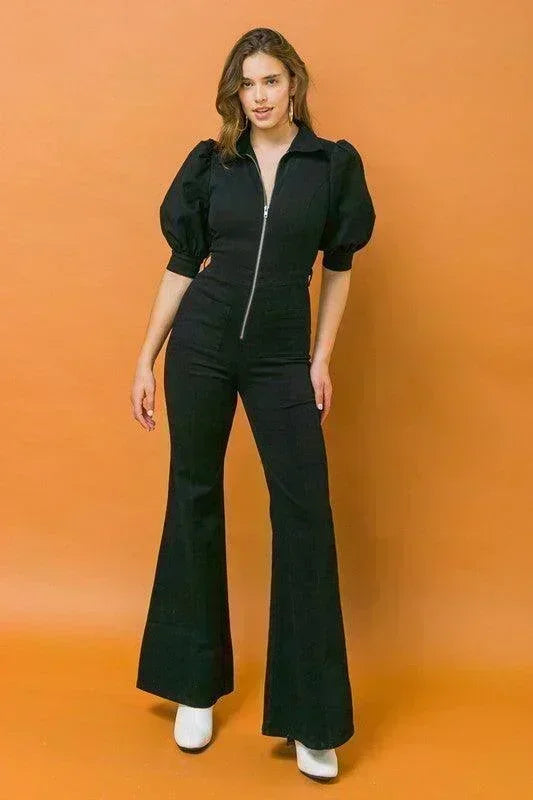 Denim Jumpsuit - PRIVILEGE 