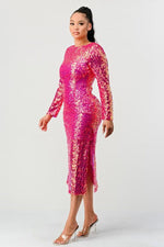 SEQUIN GLAMOUR MAXI DRESS - PRIVILEGE 