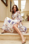 RENAISSANCE PRINT MAXI DRESS - PRIVILEGE 