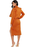 COLOR BLOCK TWO PIECE SKIRT SET - PRIVILEGE 
