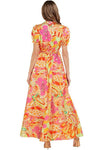 PRINTED MAXI DRESS - PRIVILEGE 