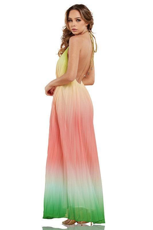 RAINBOW MAXI DRESS - PRIVILEGE 