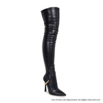 High Heel Over The Knee Dressy Boots - PRIVILEGE 