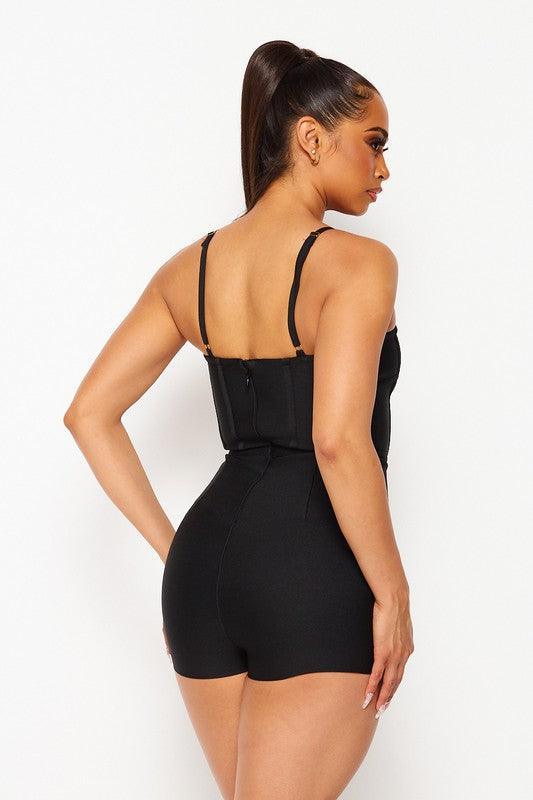 BANDAGE ROMPER - PRIVILEGE 