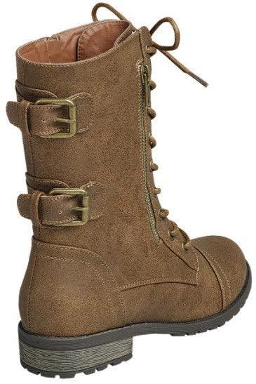 COMBAT BOOT DISTRESSED - PRIVILEGE 