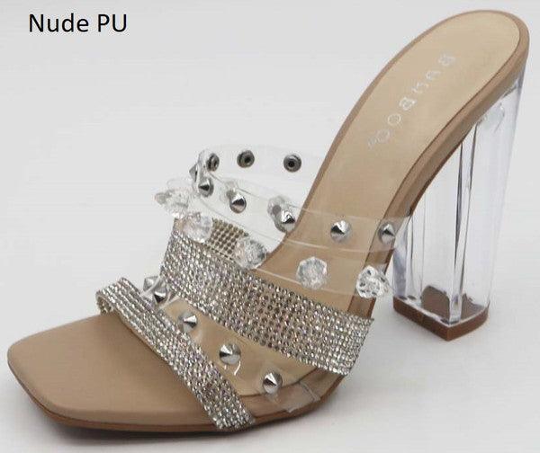 High Heel Dress Shoes clear heel - PRIVILEGE 