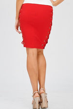 lace side skirt - PRIVILEGE 