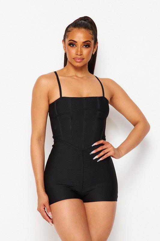 BANDAGE ROMPER - PRIVILEGE 