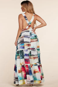 ARTWORK MAXI DRESS - PRIVILEGE 
