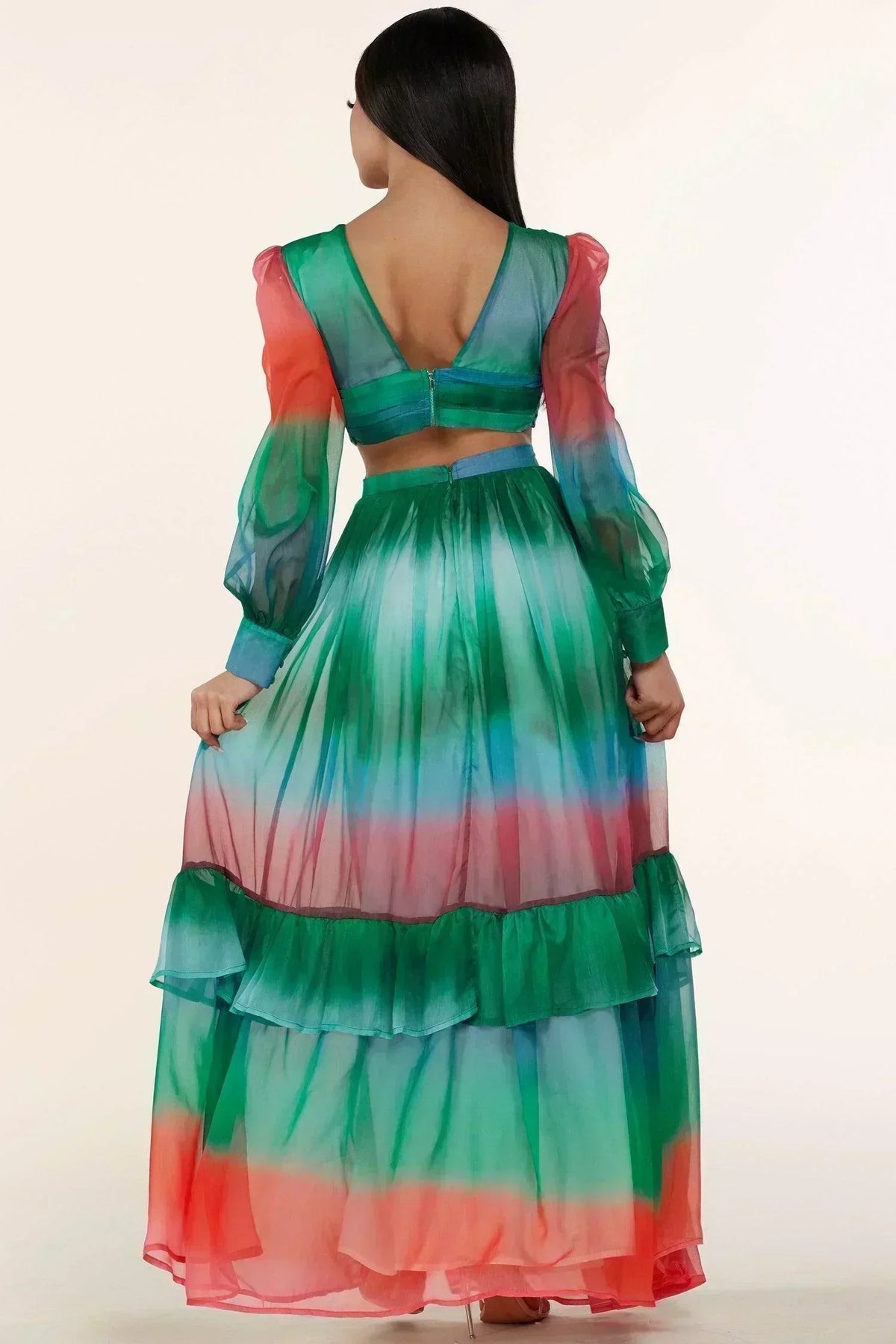OMBRE MAXI DRESS - PRIVILEGE 