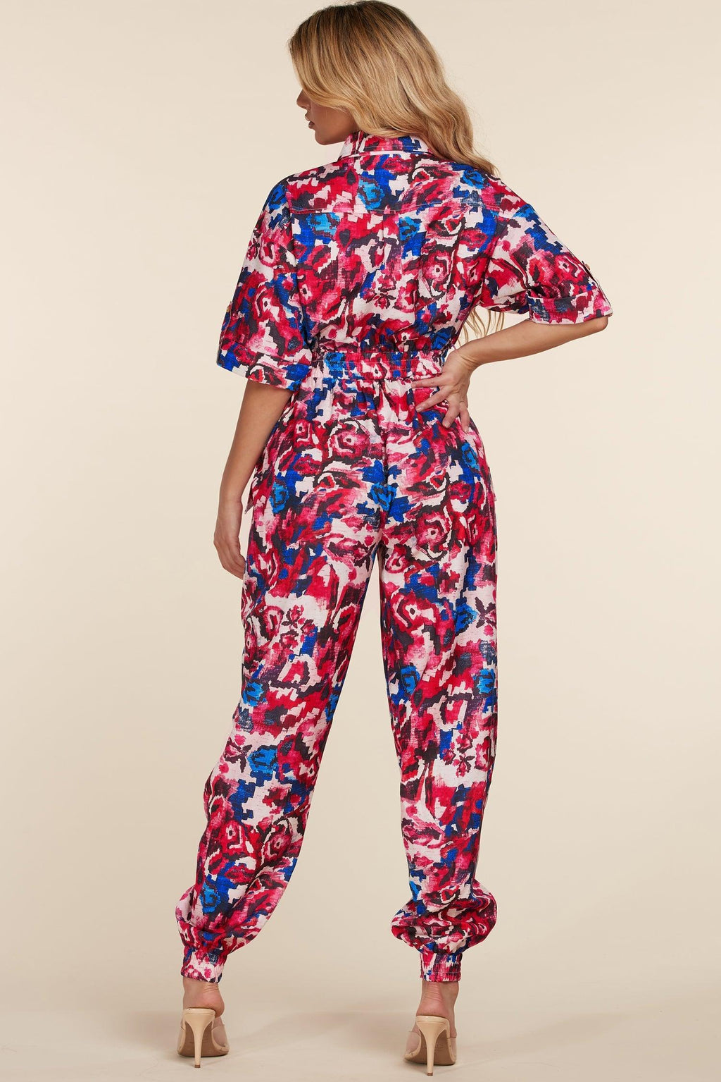 FLORAL JUMPSUIT - PRIVILEGE 