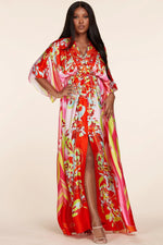 VIBRANT FLOWY MAXI DRESS - PRIVILEGE 