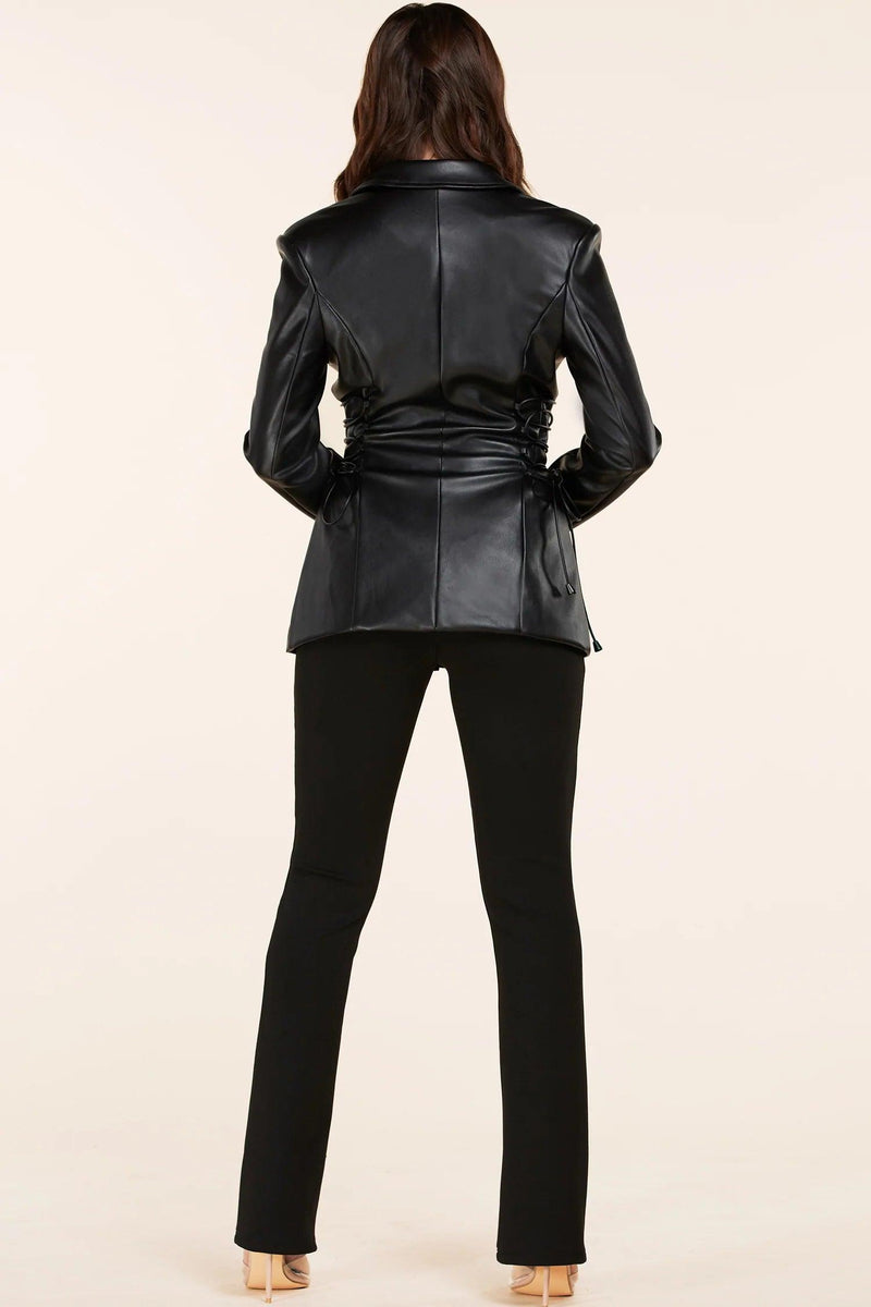 black-on-black two-piece set - PRIVILEGE 