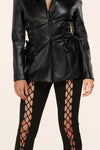 black-on-black two-piece set - PRIVILEGE 