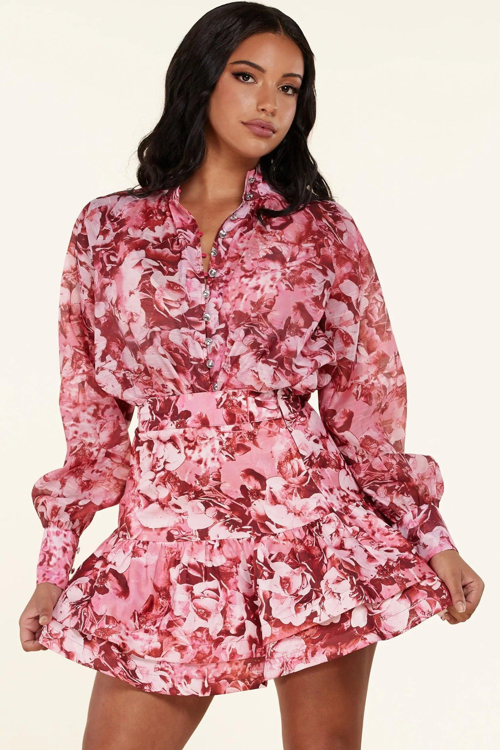 FLORAL 2PC SKIRT SET - PRIVILEGE 