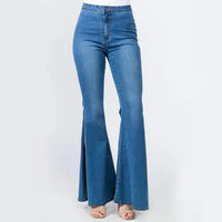 High Waisted Bell Bottom Jeans - PRIVILEGE 